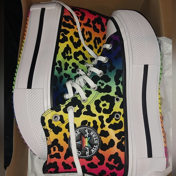 Converse Chuck Taylor All Star Lift Double Stack Platform High 'Pride 2025 - Picture 8 of 11
